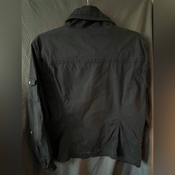 Tribella Women’s Black Lightweight Zippered Utility Jacket w/Pockets; Size 12 - Picture 2 of 13